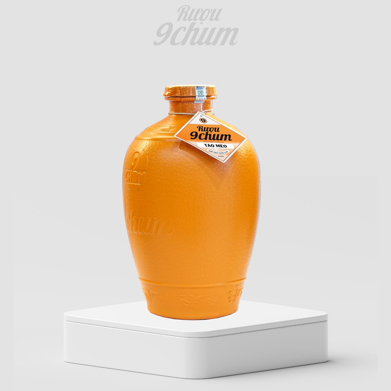 RƯỢU 9CHUM TÁO MÈO 3 LIT @1600px