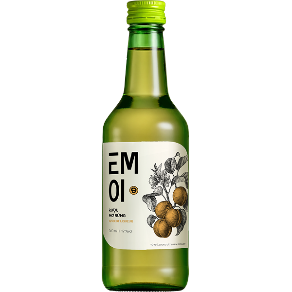 Rượu 9Chum EMOI Mơ Rừng 360ml
