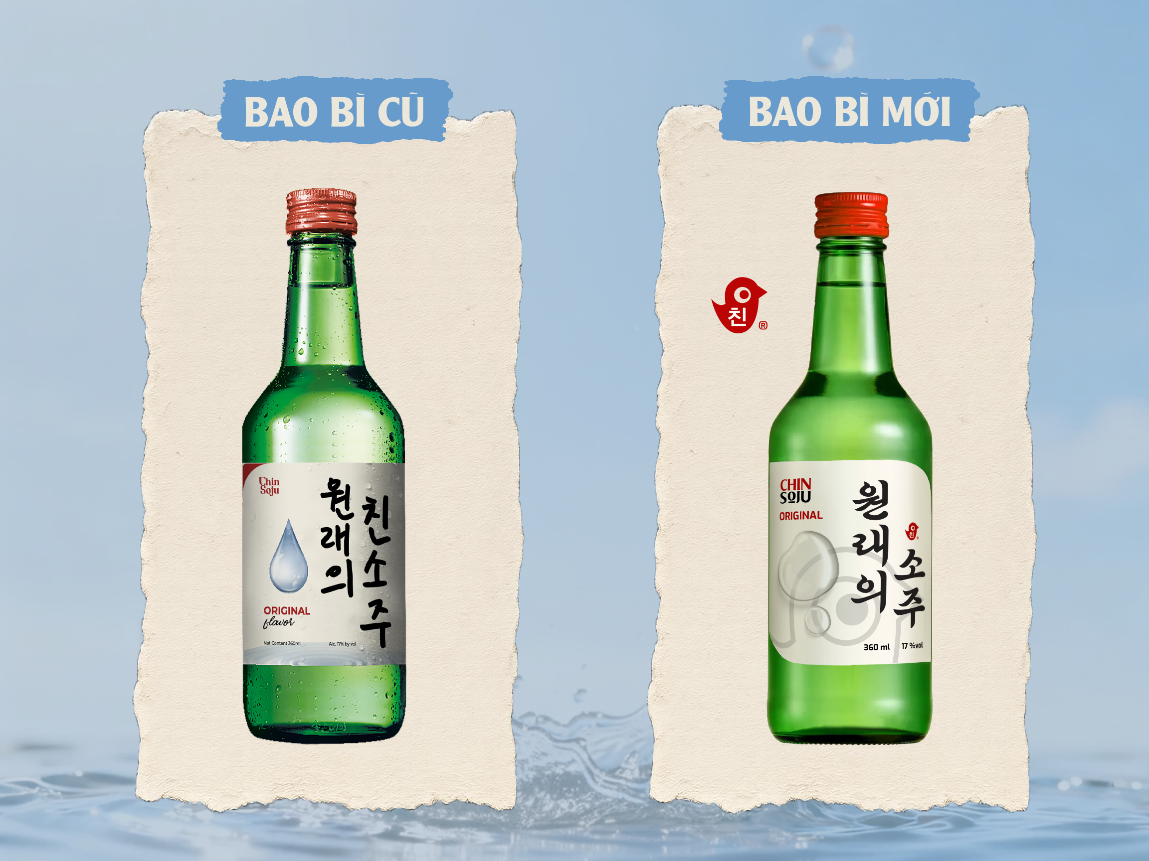 Mẫu Mã Chin Soju Truyền thống mới 