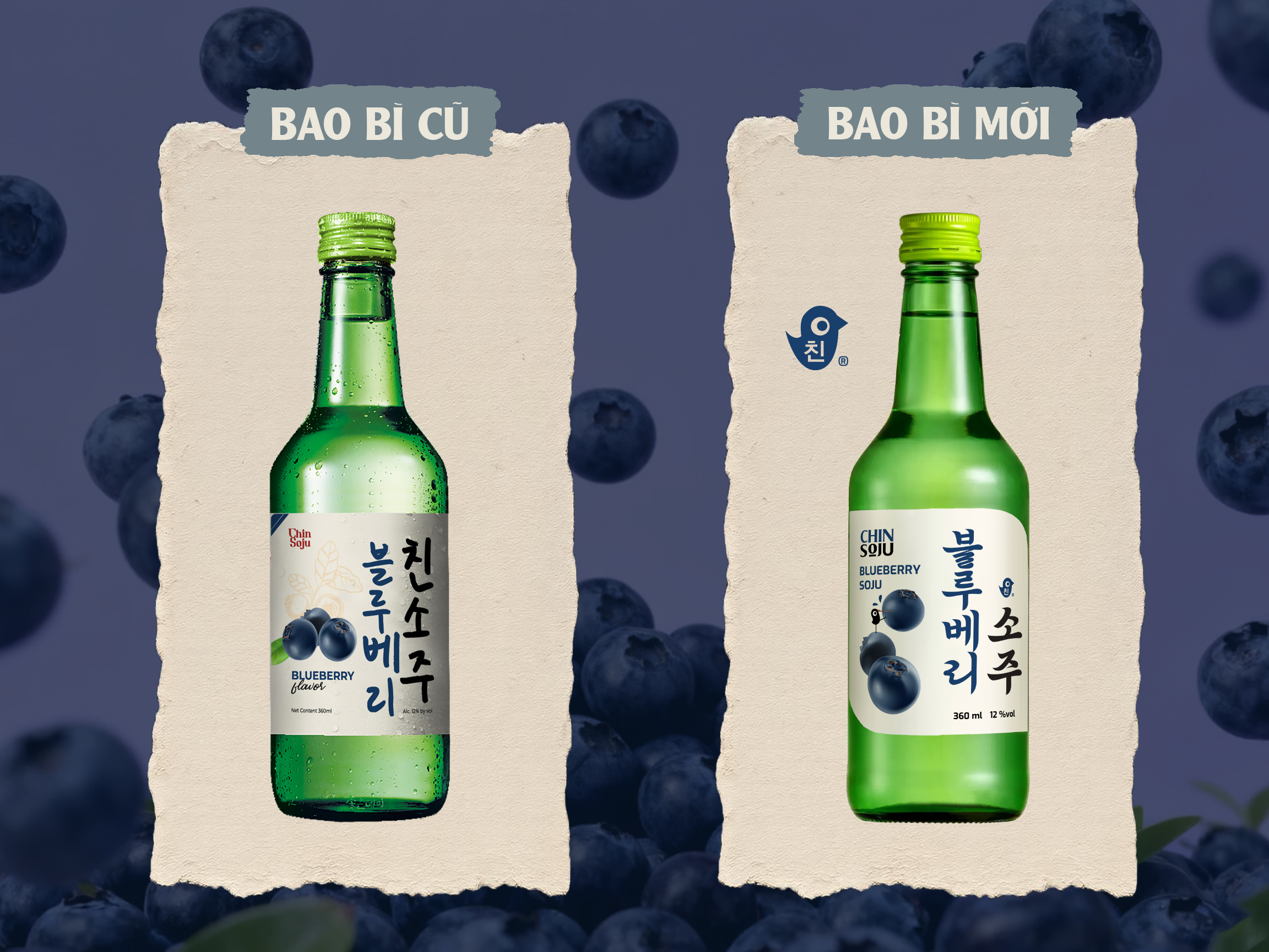 Mẫu Mã Chin Soju Việt Quất mới 