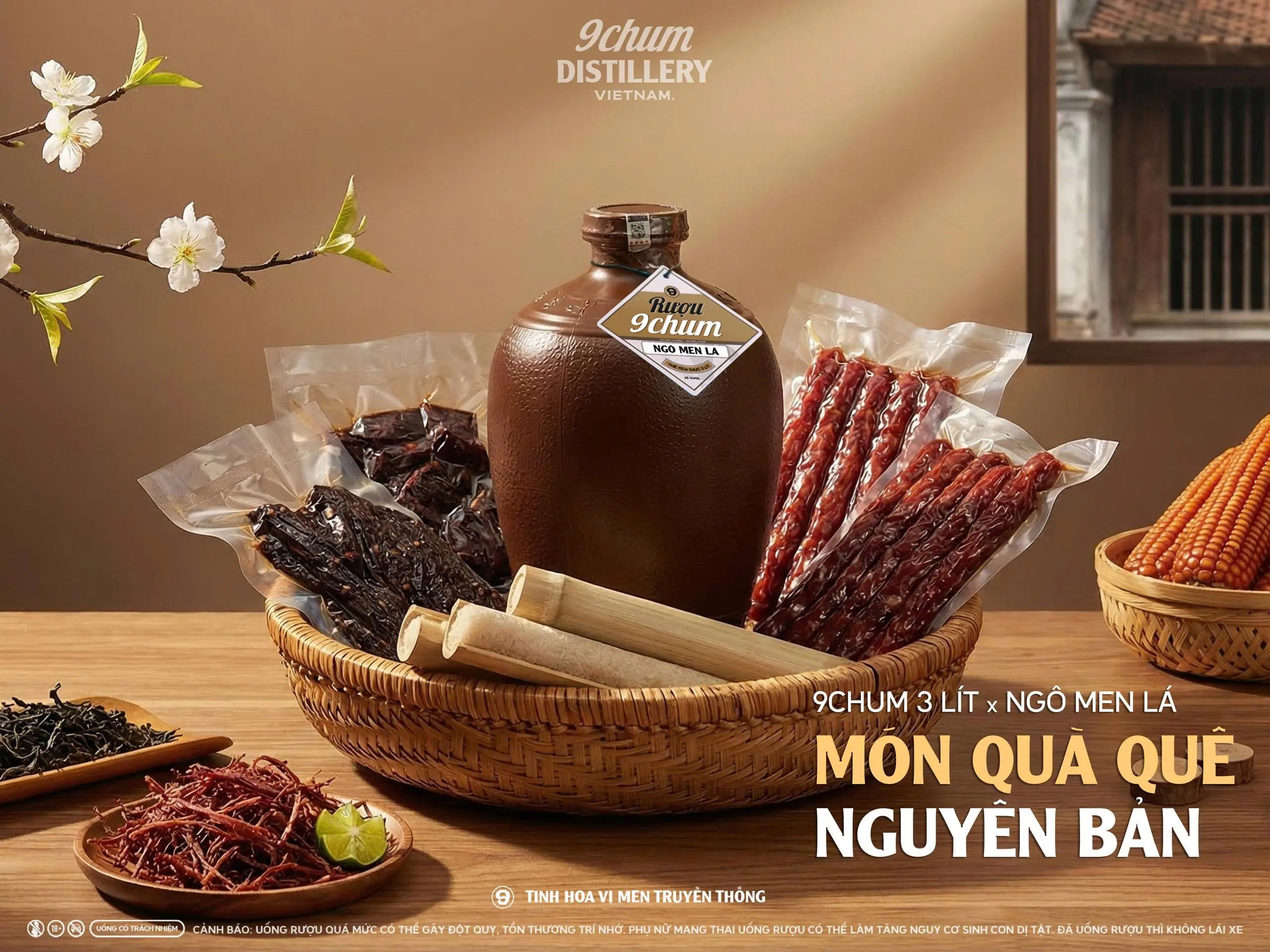 Mua Rượu Ngô Men Lá 9Chum