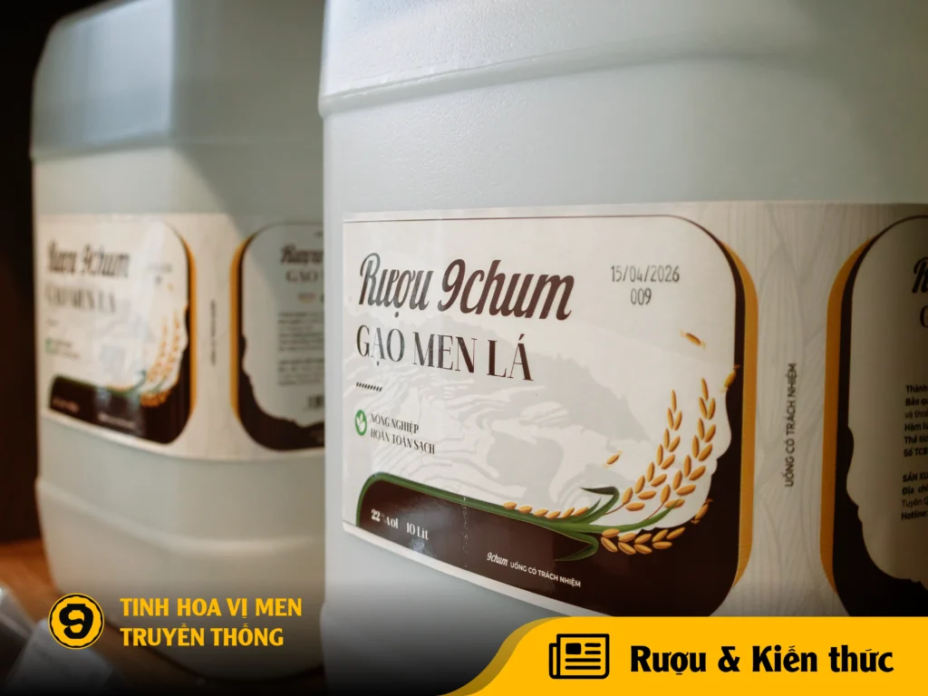 Rượu gạo men lá truyền thống: Quy trình chưng cất chuẩn 9Chum