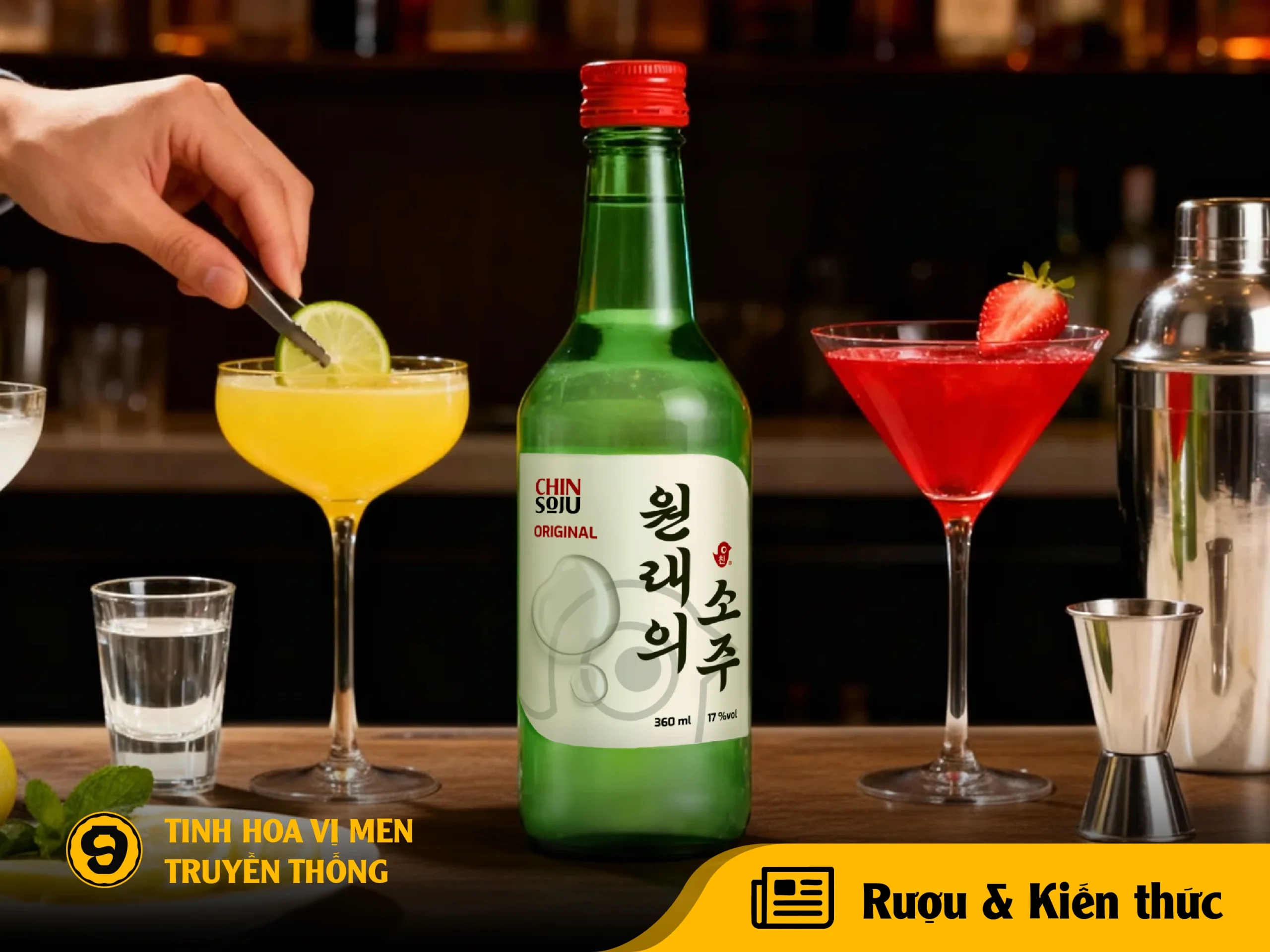 3 công thức cocktail soju siêu dễ làm tại nhà