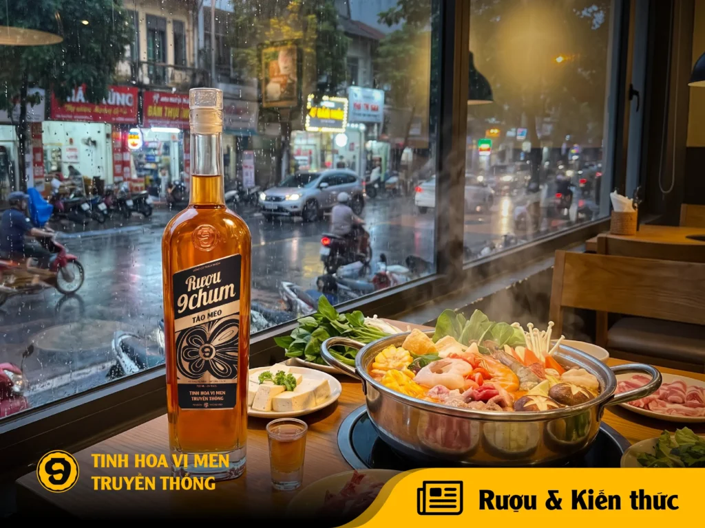Rượu và món nhậu miền Bắc: Gợi ý kết hợp theo mùa
