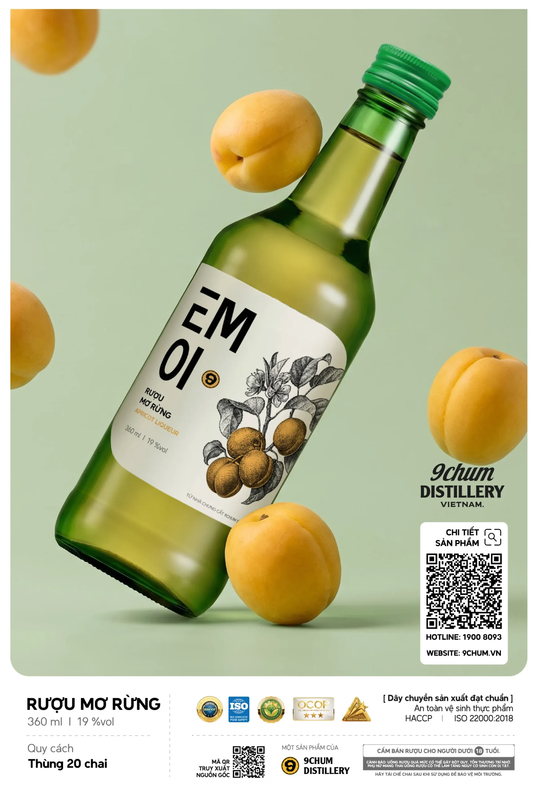9Chum Mơ rừng 360 ml