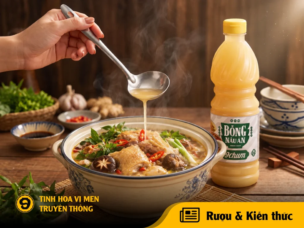 Cách nấu lẩu gà bỗng rượu: Chuẩn bị nguyên liệu và cân vị chua